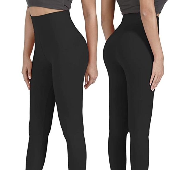 High Waisted Leggings for Women Stretch Tummy Control - Picture 1 of 3